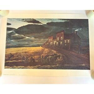 Charles E Burchfield November Evening Art Print Metropolitan Museum of Art 28x18